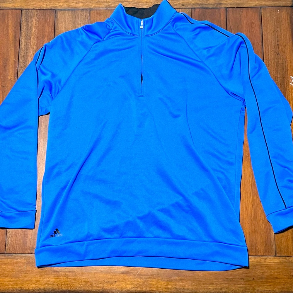 Adidas Climalite 1/4 Zip Pullover Golf Jacket
Mens Size L Large Blue